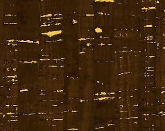 May include: Close-up of a textured surface with a dark brown background and gold-colored accents. The design features vertical and horizontal lines with irregular shapes, creating a natural, organic pattern. The overall effect is rustic and earthy.