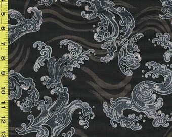 Dark indigo navy pre-printed wash-away sashiko fabric - Asanoha hemp leaf  pattern 101-B