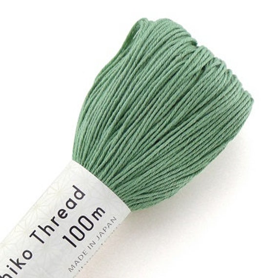 Olympus Sashiko Cotton Thread 7 Green Olympus Sashiko Cotton Thread 7 Green