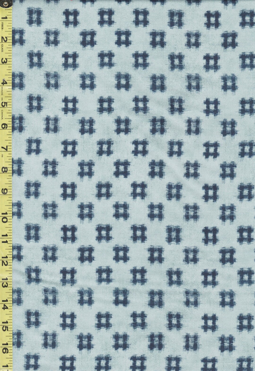 Japanese - Moda Indigo Blooming - Kasuri Style Hatched