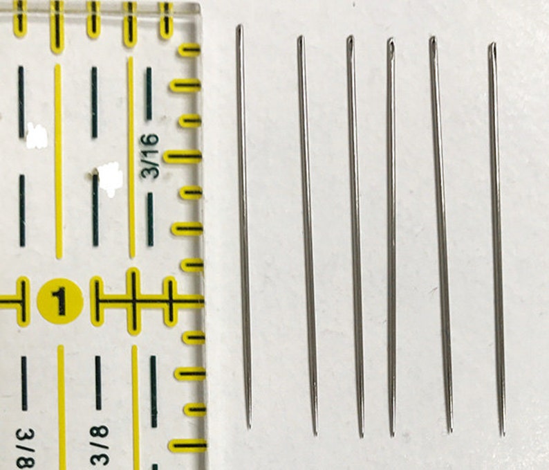 Silk Needles Size 9 Tulip Very Thin Fine Needles 9 Etsy