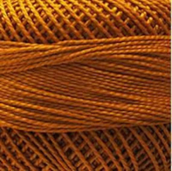 Perle Cotton: 1072 Dark Golden Brown Perle Cotton: 1072 Dark Golden Brown