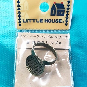 Little House - Palm Thimble - Japanese Sashiko Brass Plate Palm Thimble