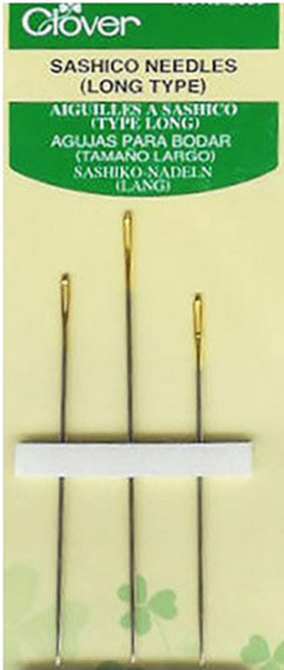 Tulip Sashiko Needles LONG Assortment two each of three sizes THN-030e