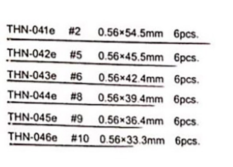 Silk Needles Size 9 Tulip Very Thin Fine Needles 9 Etsy