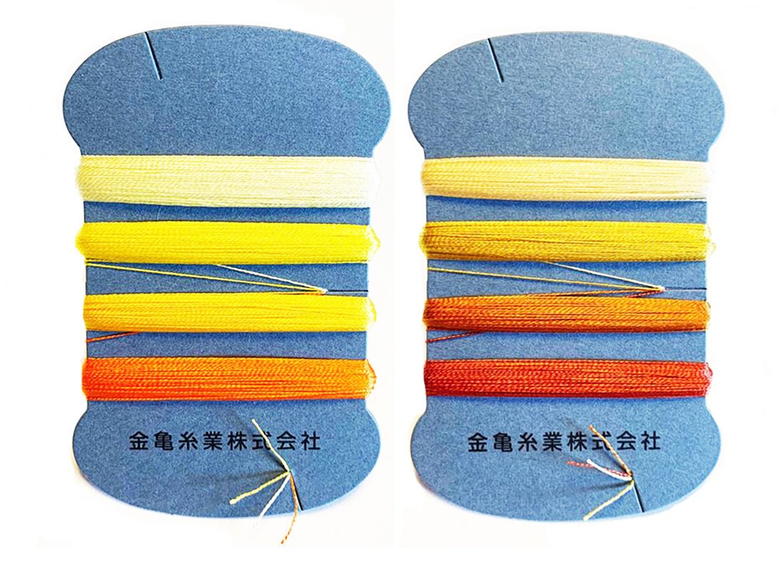 01 SUNRISE - 100wt Silk - Kinkame Thread Assortment - 100wt