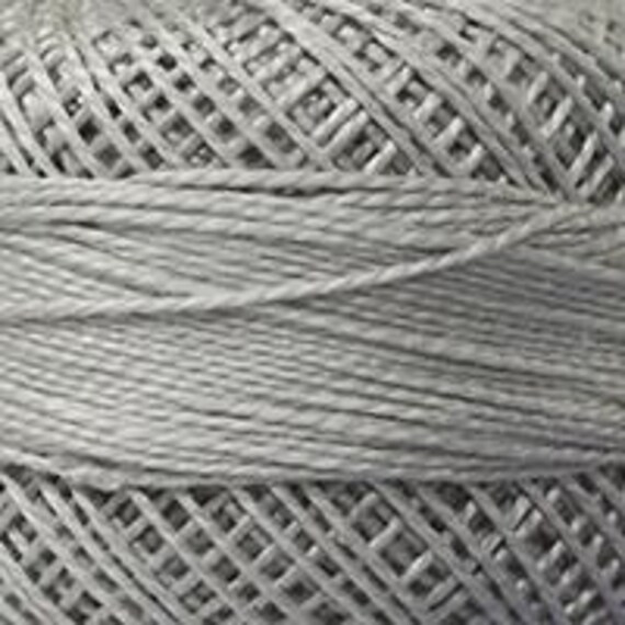 Perle Cotton: 8728 Light Shell Gray Perle Cotton: 8728 Light Shell Gray
