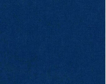 Sashiko - MIDNIGHT (Navy) - Sashiko Cotton-Linen Blend Fabric - By the Half Yard