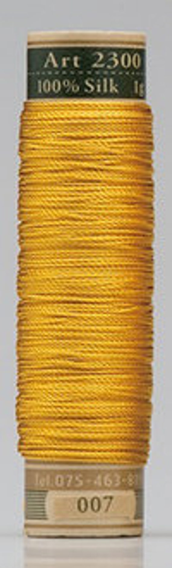 007 - Goldenrod - Silk Tatting & Embroidery Thread - Etsy