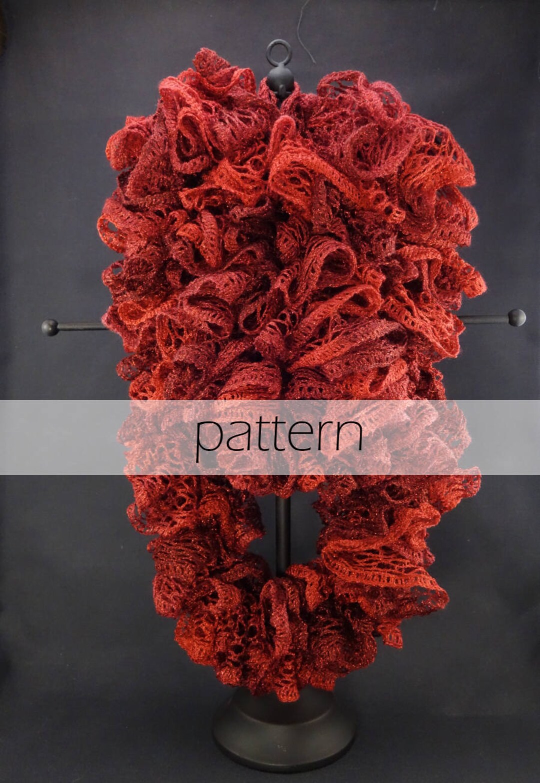 Ruffle Scarf CROCHET PATTERN - Etsy