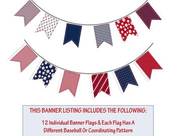 Items Similar To Baseball Birthday Banner Printable Baseball