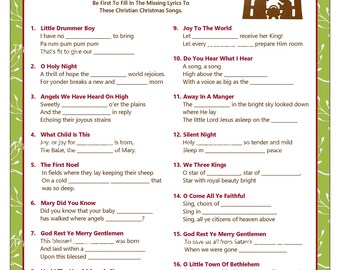 christian christmas game printable christmas song game christmas carol game christian game party game for christmas printables 4 less - Christian Christmas Song christian christmas game printable christmas song game christmas carol game christian game party game for christmas printables 4 less - Christian Christmas Song
