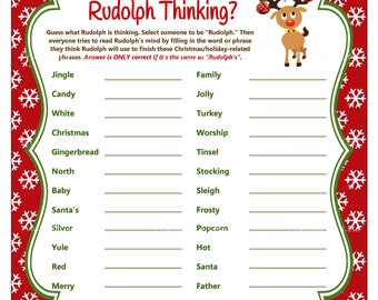 christmas game etsy