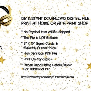 New Years Word Scramble Printable New Years Scramble Game | Etsy