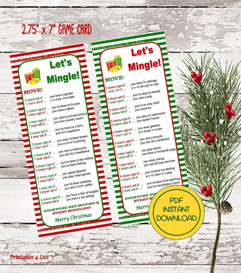 Mingle game script. Mingle game script