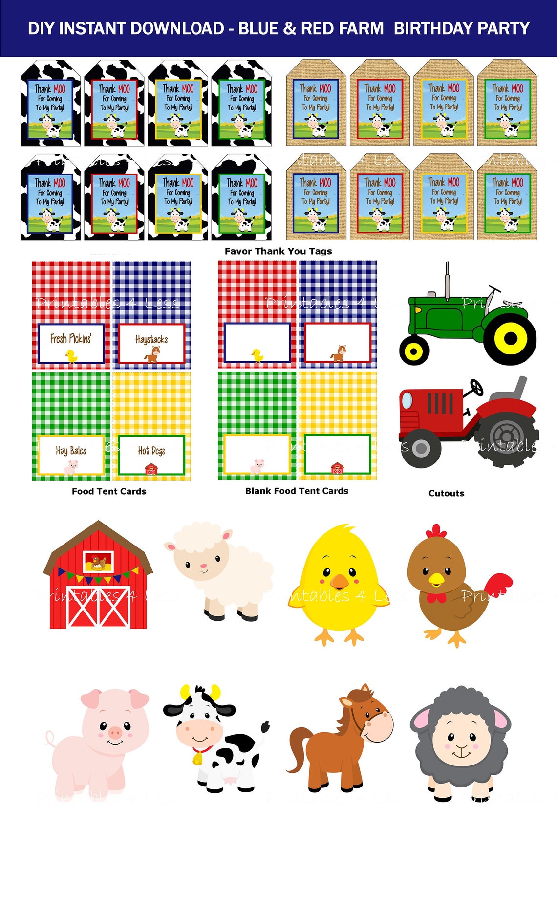 farm-birthday-party-printable-farm-party-supplies-farm-theme-etsy