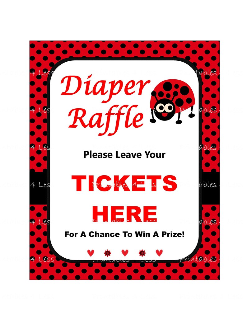 ladybug-diaper-raffle-ticket-printable-diaper-ticket-ladybug-etsy