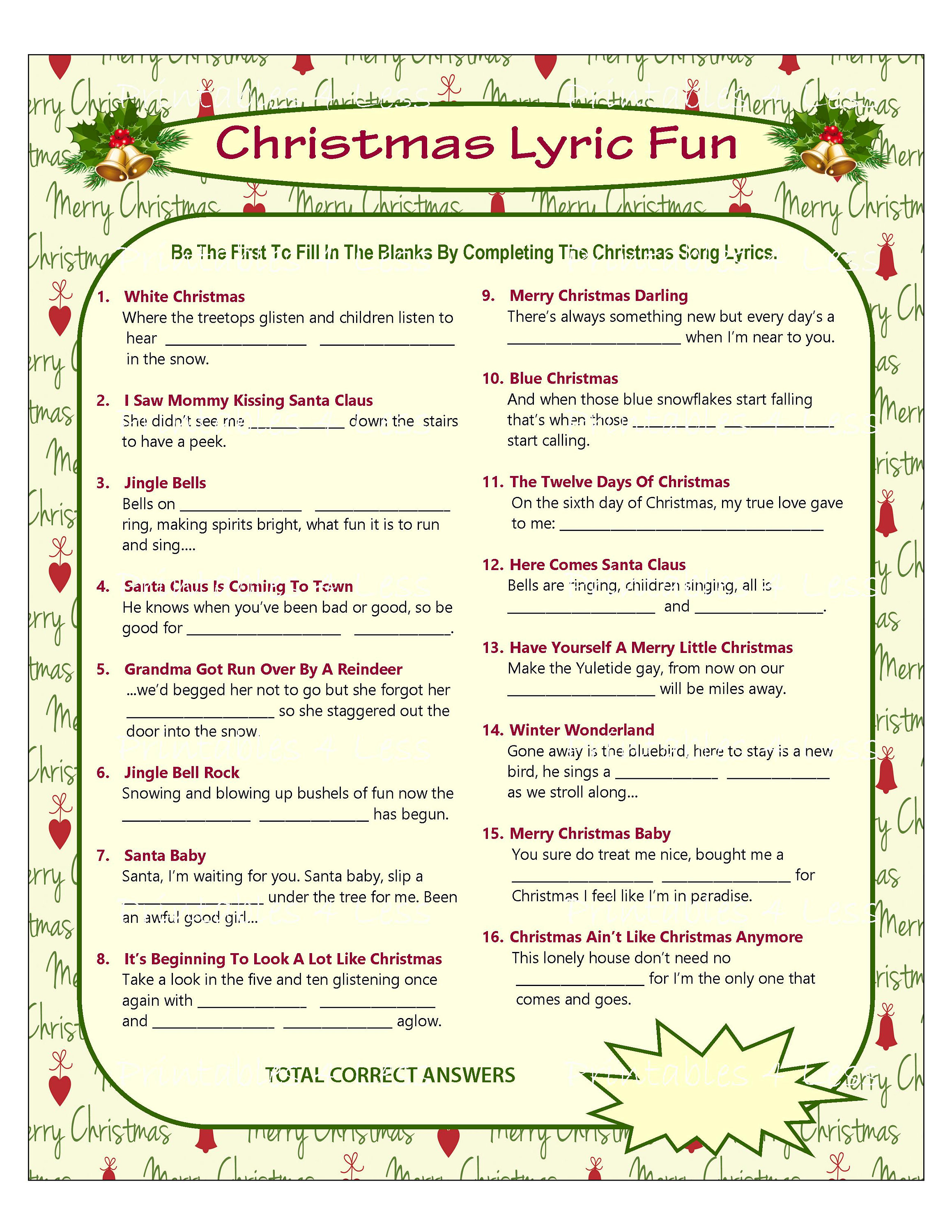 christmas-song-game-christmas-music-game-christmas-carol-etsy