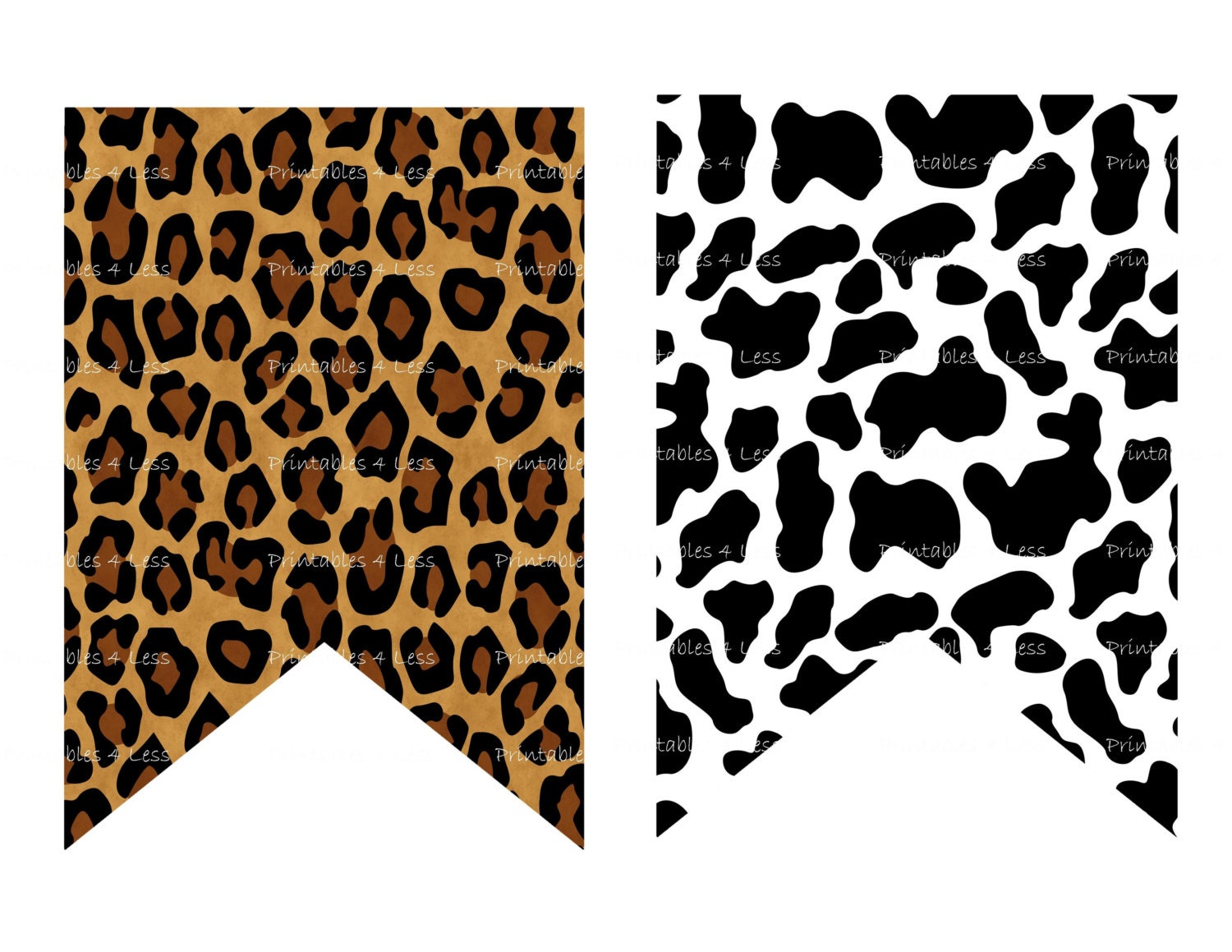 Animal Print Banner Wild Animal Banner Safari Banner Jungle Etsy