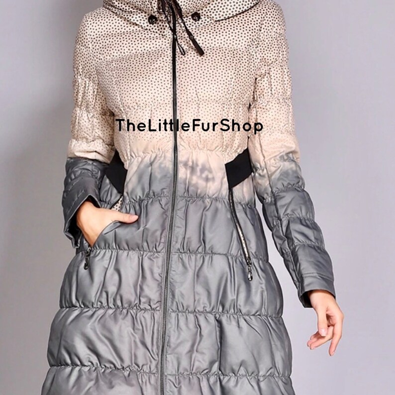 Down jacket. Womens jacket. Fashion jacket. Winter jacket. Long jacket. Long Coat.