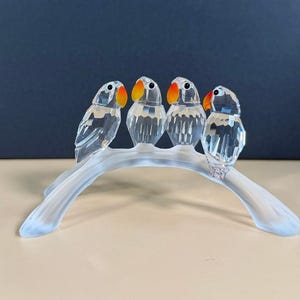 Swarovski Lovebirds - Etsy