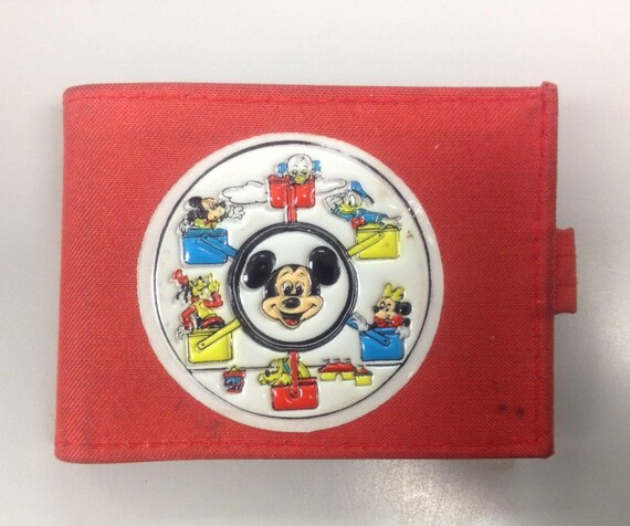 Vintage Disney Mickey Mouse Ferris Wheel Wallet