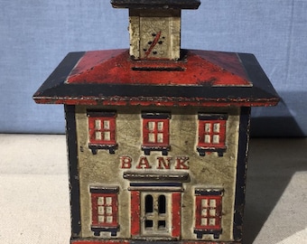 Stevens Cast Iron Cupola Still Bank – Large Size Circa 1869