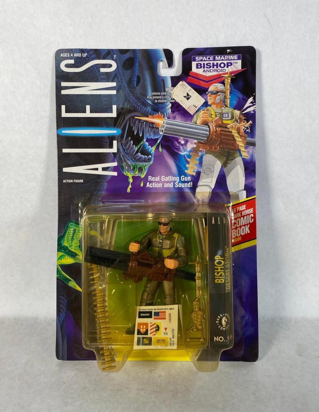 Kenner 1992 Aliens Space Marine Bishop Android 5" Action Figure – NOC ...