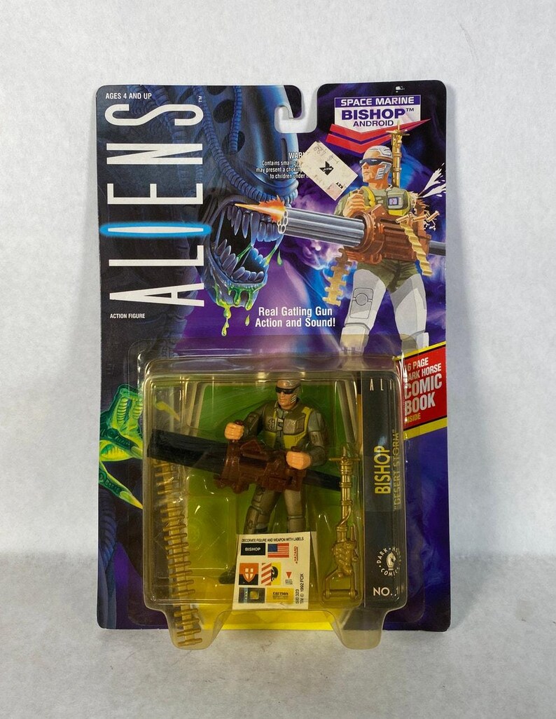 Kenner 1992 Aliens Space Marine Bishop Android 5" Action Figure – NOC ...