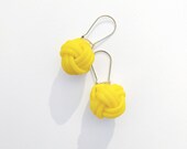 Small Monkey Fist Monkey Paw Sailors Knot Dangle Earrings - Colourful Nautical Jewelry Gift - Waterproof - Ideal for Girlfriend, BFF, Sister