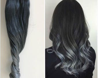 Ombre Grey Hair Etsy