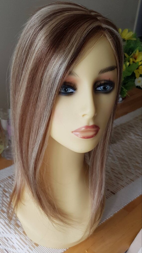 14 16 Monofilament Topper Remy Human Hair Piece For Hair Etsy