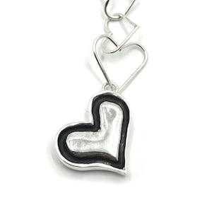 Pendentif coeur argent image 1