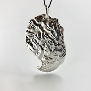 Silver claw pendant. image 1