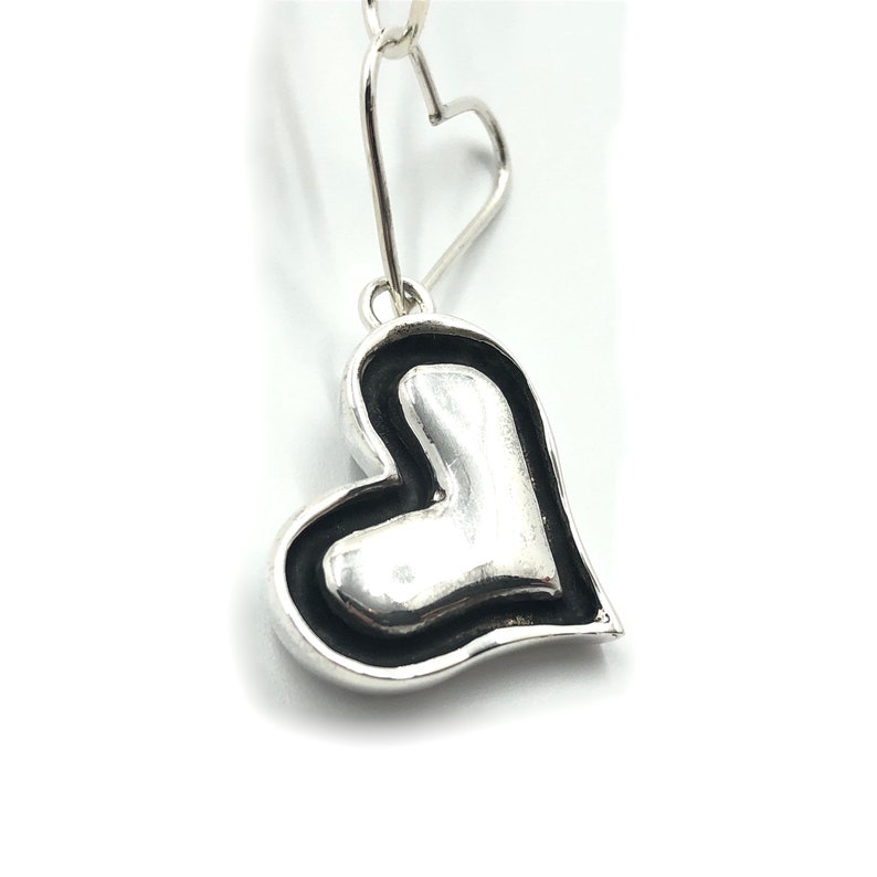 Pendentif coeur argent image 3