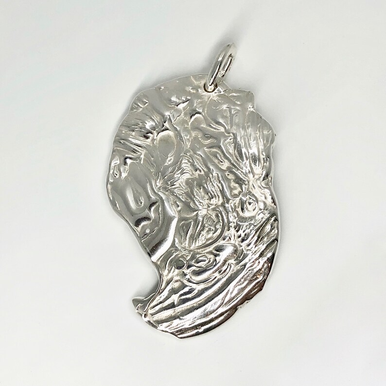 Silver claw pendant. image 4