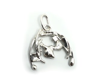 Silver Silver Silver Fusion Pendant