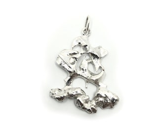 Pendentif fusion en argent Argent