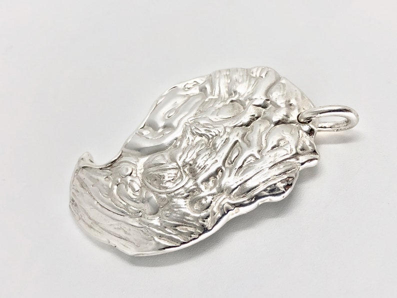 Silver claw pendant. image 5