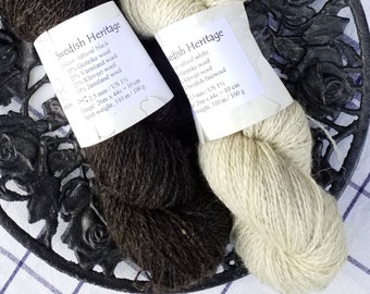 Swedish Heritage, 2-ply sport weight yarn spun from Swedish heritage breed wool