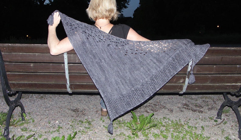 Let the game begin instant pdf download shawl pattern image 6