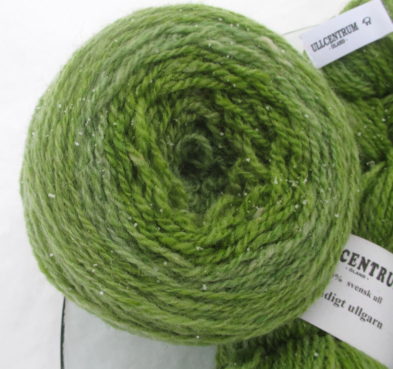 2-ply Ullcentrum selfstriping sport weight wool yarn