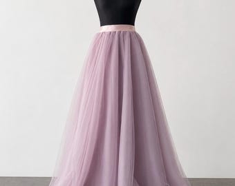 Floor length tulle skirt - full circle skirt