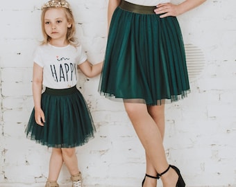 Girl's Fluffy Tulle Skirt, Toddler Party Dress