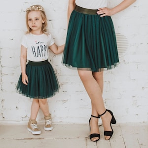 Girl tulle skirt, fluffy toddler girl skirt image 1