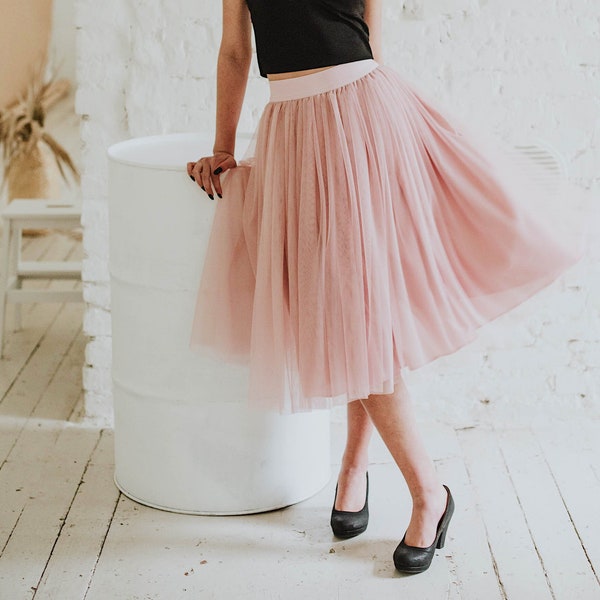 Tea Length Skirt Etsy