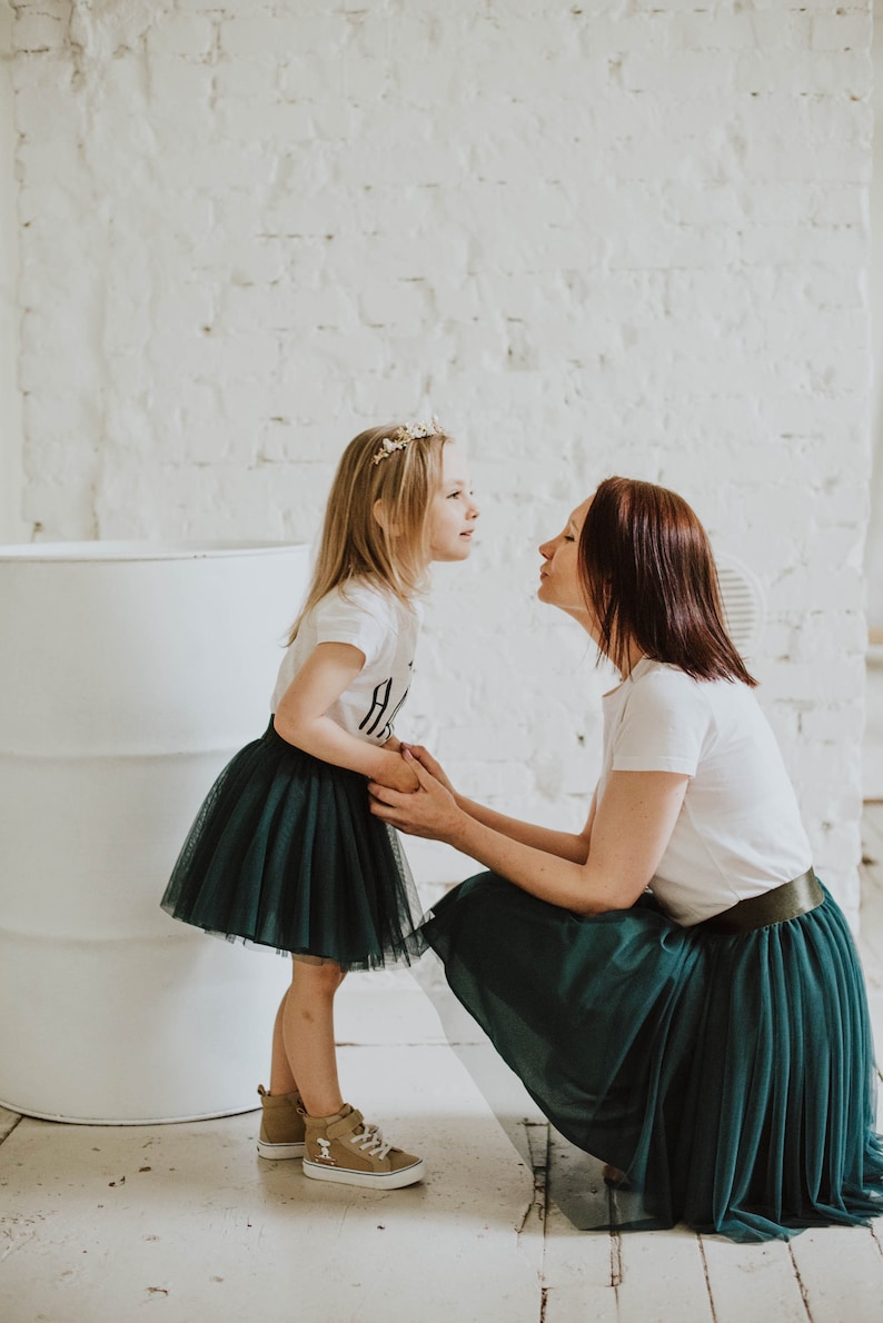 Girl tulle skirt, fluffy toddler girl skirt image 3