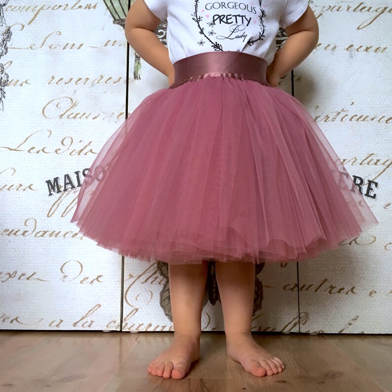 Baby tulle skirt dusty blue toddler girl Tutu skirt Etsy