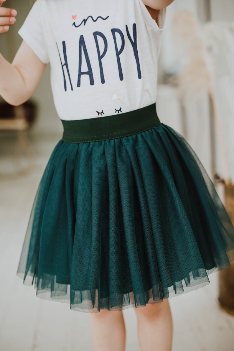 Girl tulle skirt, fluffy toddler girl skirt image 4