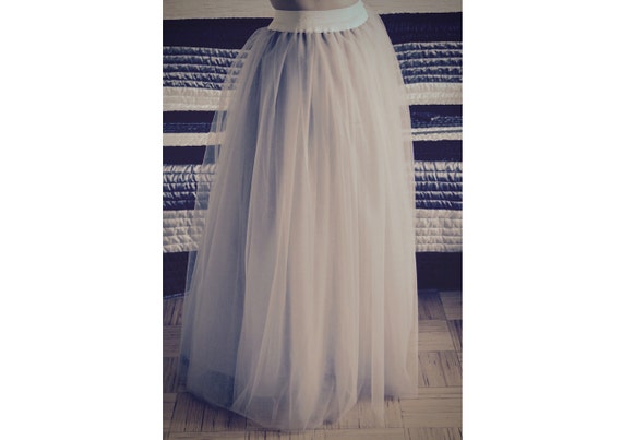 Floor Length Tulle Skirt Women Wedding Skirt Tulle Maxi Skirt Long Tulle Skirt Bridesmaid Tulle Skirt Handmade Plus Size Tulle Skirt